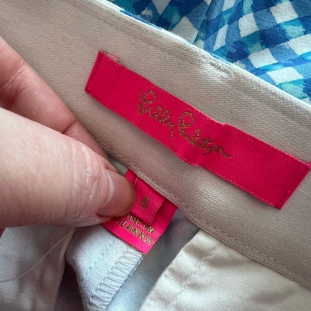 LILLY PULITZER GRETCHEN HIGH RISE SHORT
BOCA BLUE DOUBLE CHECKING - Picture 14 of 16